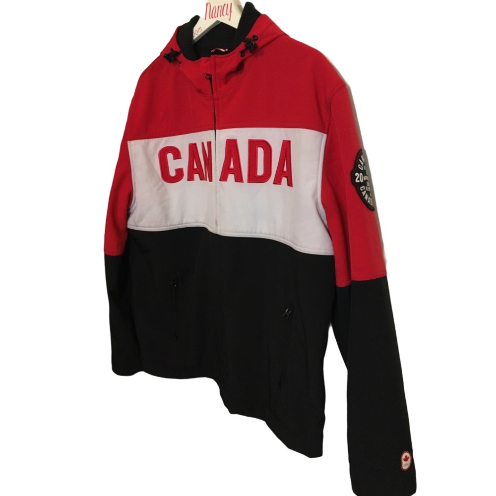 Winter Games 2014 red and white winter coat